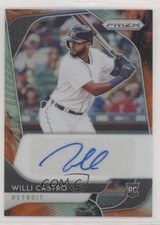 2020 Panini Prizm Rookie Mega Box Cosmic Haze 40/50 Willi Castro #RA-WC Auto x5u