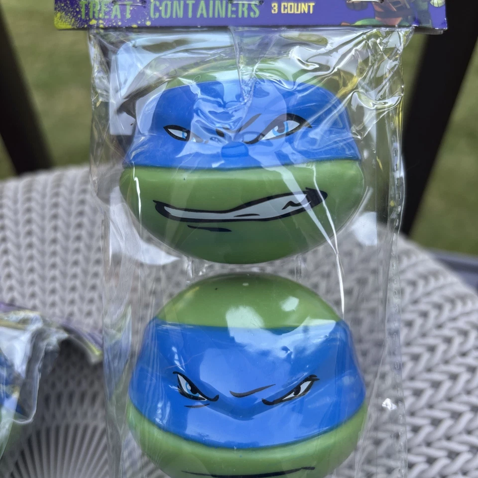 Teenage Mutant Ninja Turtles Leonardo Treat Candy Containers Favor Birthday TMNT - Image 4 of 4