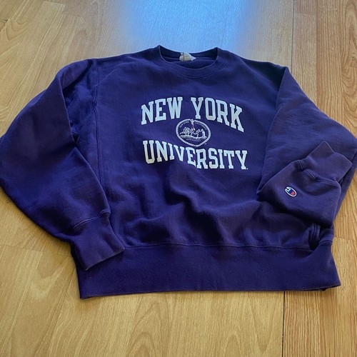 Champion Reverse Weave New York University NYU Crewneck Sweatshirt