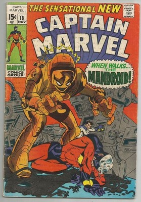 CAPTAIN MARVEL #18 - MARVEL 1969