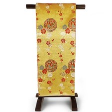 Vintage Japanese Kimono fukuro obi Celebration wear Shichigosan polyester g...