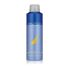 Nautica Voyage Deo Body Spray 6 fl oz (Pack of 1), Notes 6 Ounce 1) 