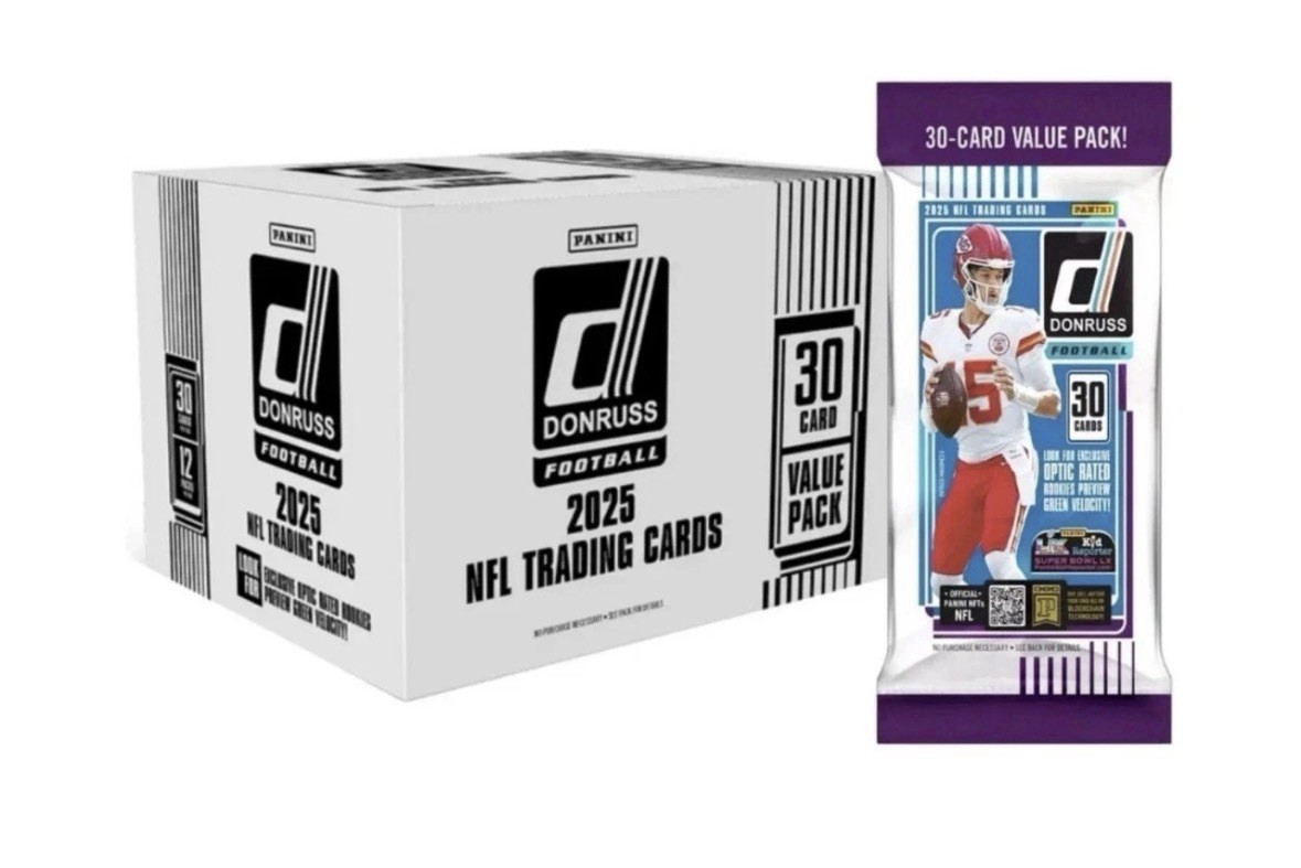 2025 Panini Donruss Football Value Pack Box