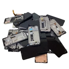 Lot of 30 Broken Android Screens | OnePlus, Pixel, Galaxy, Moto | Parts /Recycle