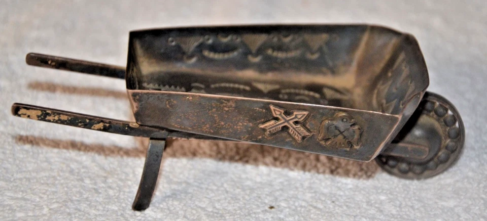 Carretilla vintage Midway grabada en plata de ley Foto 4 de 4