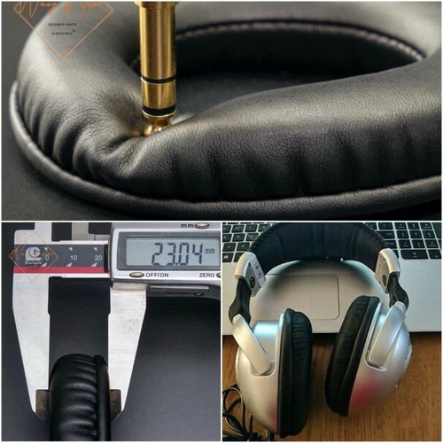 Oval Ellipse Egg Shape Leather EarPad Foam Cushion For Behringer HPS3000 Headset