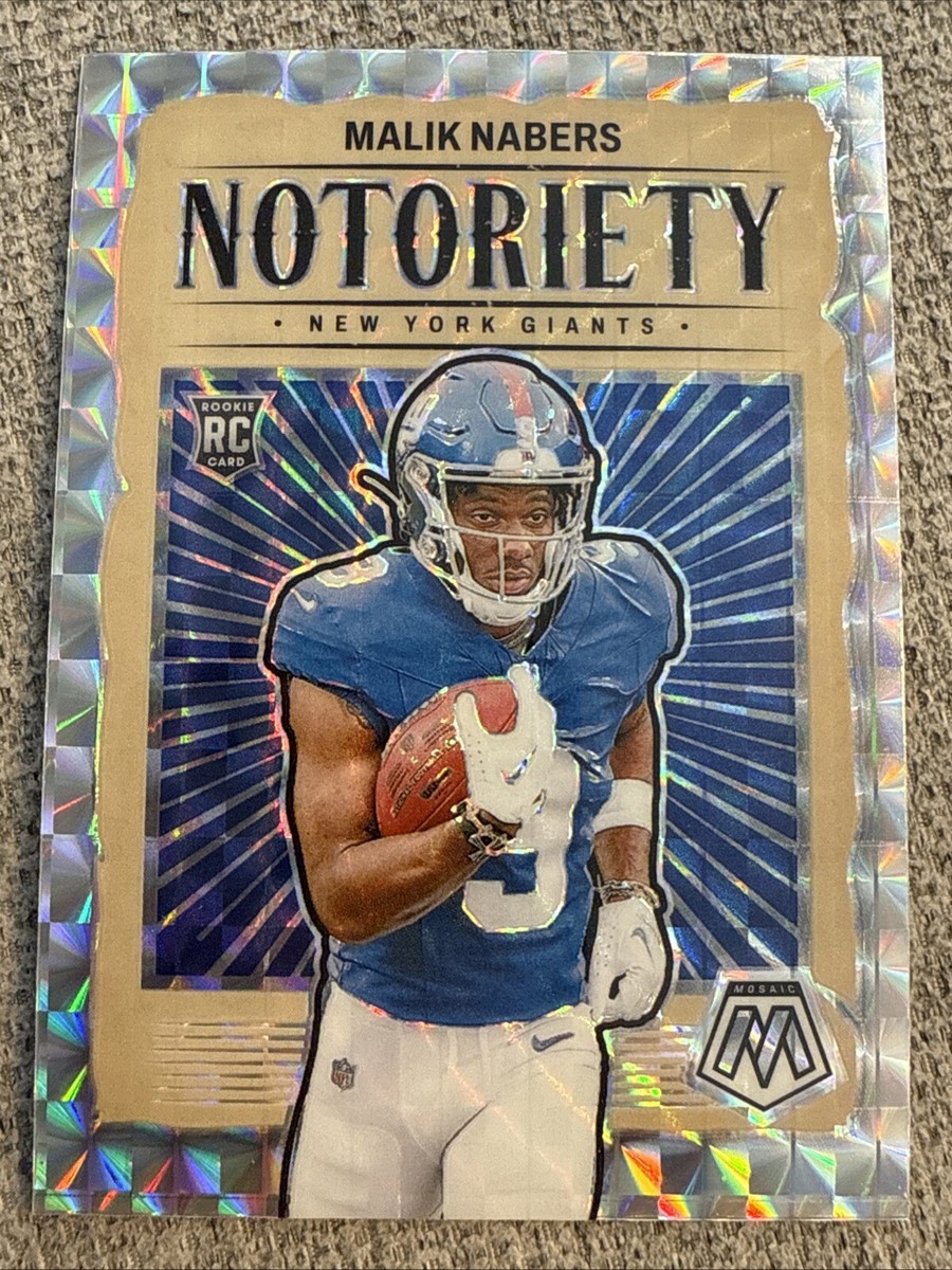 NOTORIETY MOSAIC SILVER PRIZM 2024 Panini NFL Football Cards You