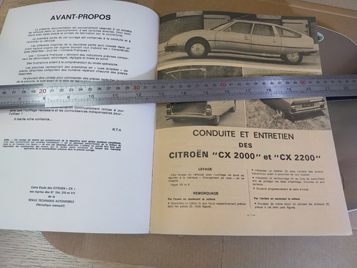 CITROEN CX 2000, CX 2200 (ESSENCE) 73-79 - Imagen 3 de 14