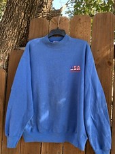 90s Vintage USA Embroidered Sweatshirt Size XL, Patriotic, American Flag.