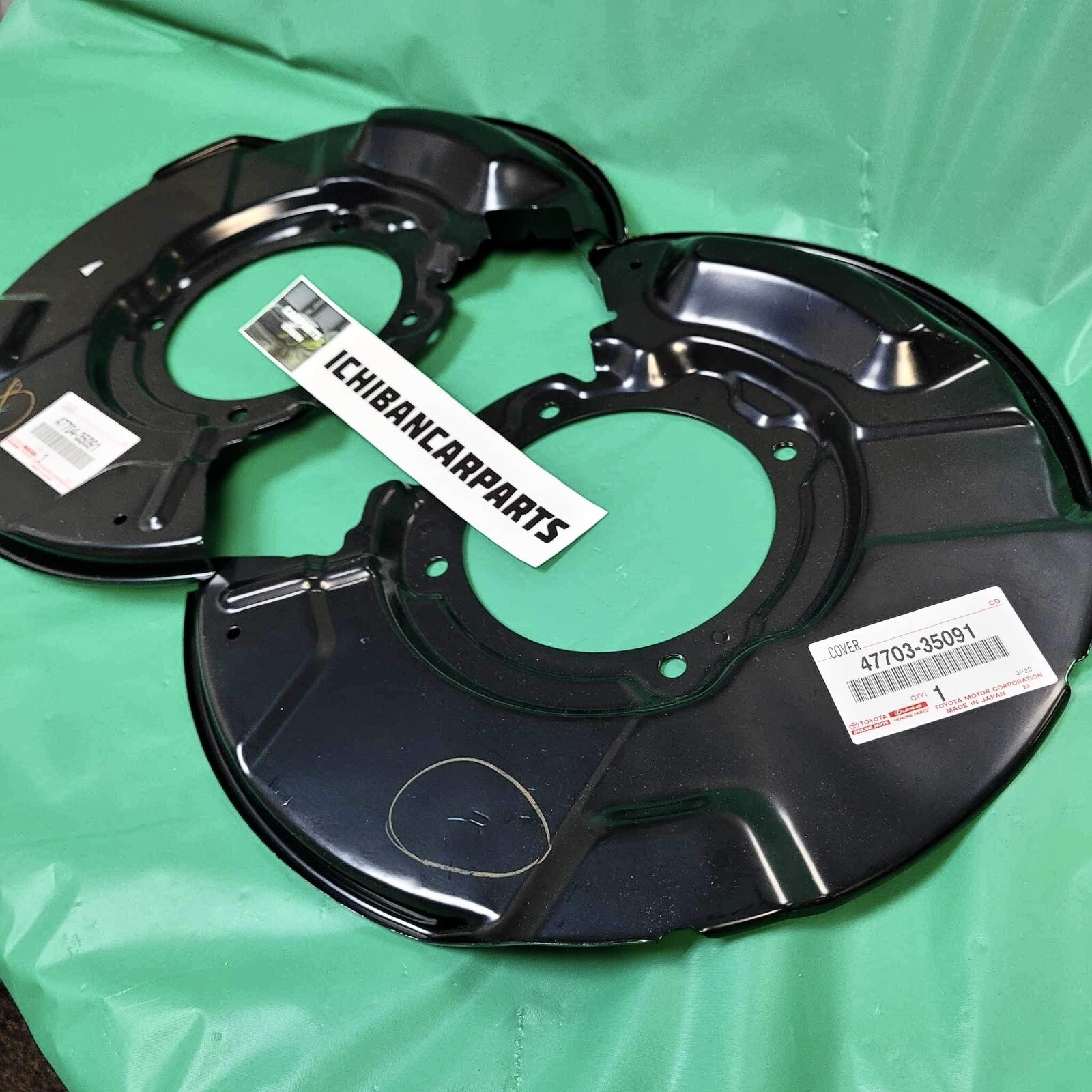 Toyota Genuine Pair 2 Set Front Brake Dust Shields for 4Runner