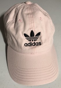 adidas light pink hat