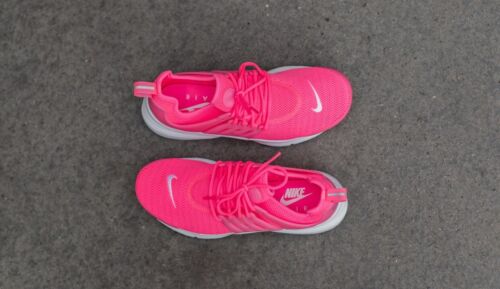 Nike AIR PRESTO sneakers ~ Womens Size 10 / 42 ~ bright pink & white - Picture 4 of 15