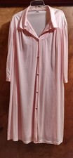 VTG Vanity Fair Robe, XXL, Pink DuPont Nylon Housecoat Made in USA, Grandmacore