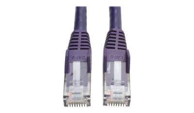 Tripp Lite 10FT (RJ45 M/M) Cat6 Gigabit Snagless Molded Patch Cable - Purple