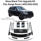 Long Base 13-21 Range Rover Luxury Black Front & Rear Grille Exterior Trim Kit