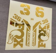 Adesivi Per Telaio Ghost MTB E Casco - Decalcomanie Oro Lucido, Resistente A UV E Graffi - Foto 5