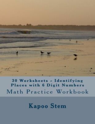 30 Worksheets - Identifying Places With 6 Digit Numbers: Math Practice Workbook
