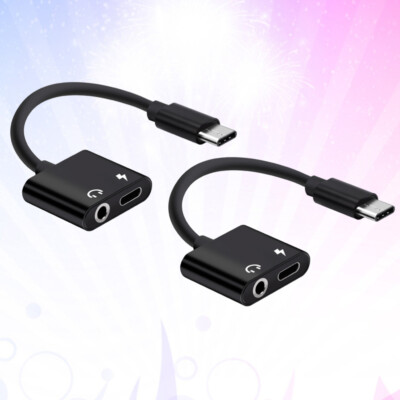 2Pc mic adapter audio converter cable Audio Konverter Kabel Audio Stecker Kabel