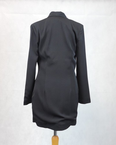 Unique 21 Black 3 Button Blazer Size 6 Uk Rrp £45 CR027 FF 10 - Picture 4 of 7