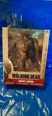 The Walking Dead Daryl Dixon 10'' Figure. AMC . McFarlane Toys . Boxed . 25 cm