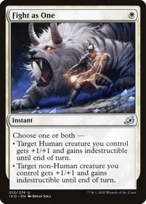 ikoria cards mtg Ikoria: Lair of Behemoths Uncommon Parcelbeast #304 [Showcase] When its defeated Fight as One [Ikoria: Lair
