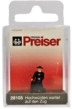 HO Scale Preiser Kg 28105 Priest/Reverend Waiting for Train Figure