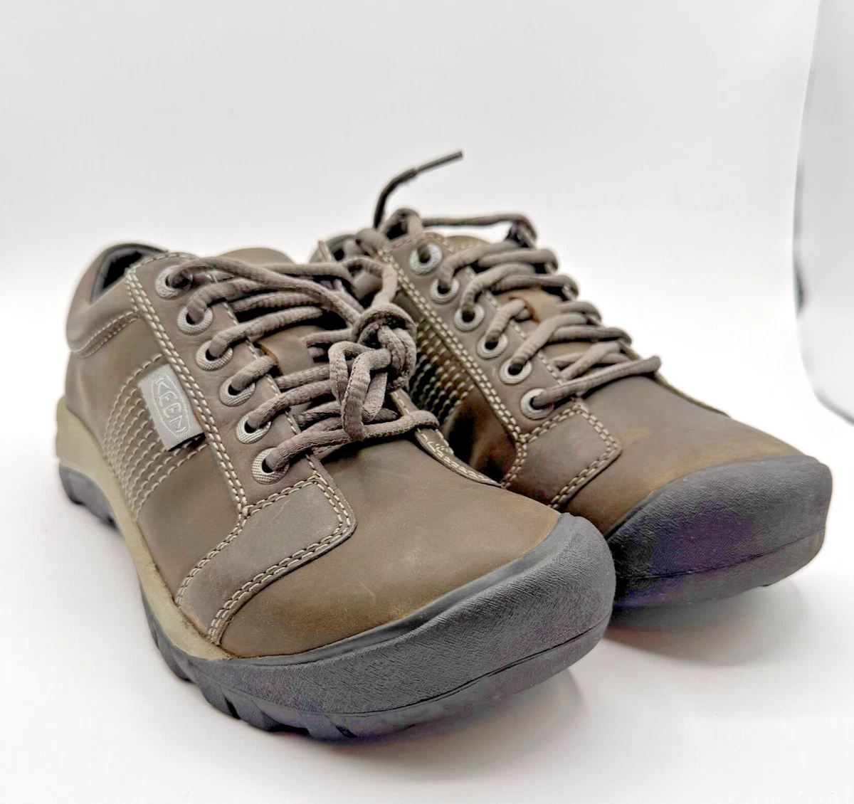 Keen Austin Shoes Mens Size 11 Brown Leather Lace Up Gorpcore Hiking Rugged Keen Austin Brown Leather Lace Up Oxford Shoes Men Sz 13  main image 2