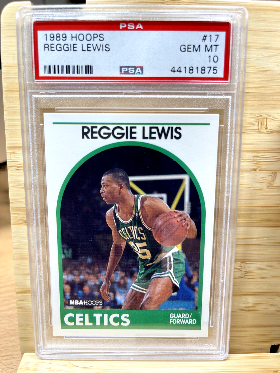 NBAカード 1989/90 NBA HOOPS Basketball - PSA 10 - Reggie Lewis - #17