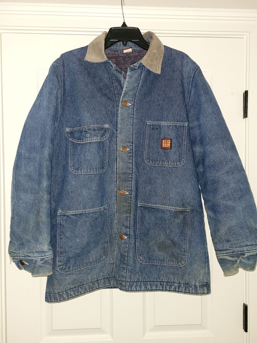 VINTAGE 70S BIG BEN FLANNEL LINED DEMIM JACKET 40 LONG VINTAGE 70S BIG BEN FLANNEL LINED DEMIM JACKET 40 LONG