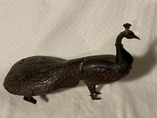HANS EBERL EBO PAO PAO TIN WINDUP PEACOCK Large Antique Toy Germany S-13