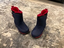 Lands' End unixex SNOW BOOTS size 6M toddler navy/red - snow flurry