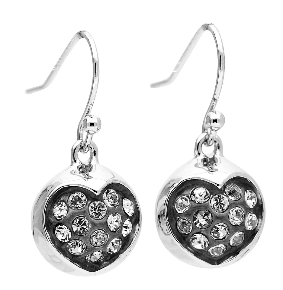 guess  UBE71214 Paar Ohrhänger Ohrringe damen in farbe silber  kristall  neu - Bild 2 von 4