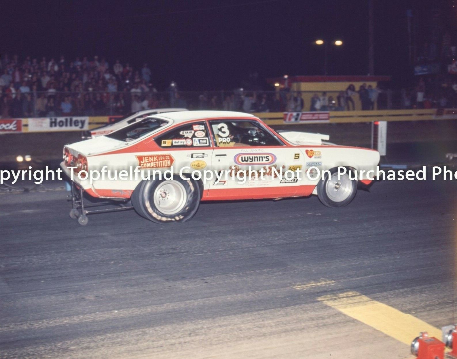 Bill Jenkins Grumpy's Toy X Wynns 8x10 NHRA Pro Stock Photo 2 | eBay