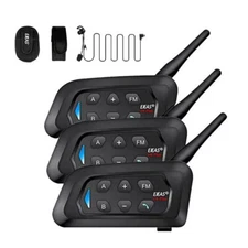 3 User Football Referee Bluetooth Intercom Earphone Talking At Same Time