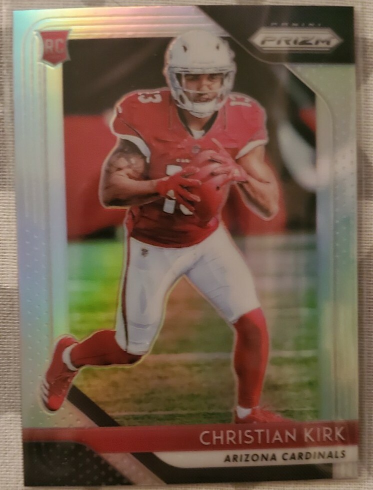 2018 Panini Prizm CHRISTIAN KIRK RC Silver Prizm Rookie #219 AZ Cardinals