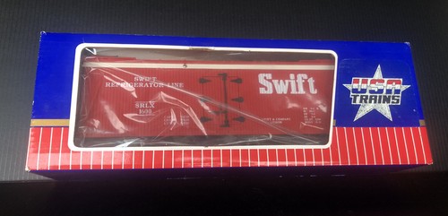 USA Trenes Swift Reefer Escala G Caja Coche En Paquete Nuevo R-1600 Línea de Refrigerador Bonito | Zustand: New
