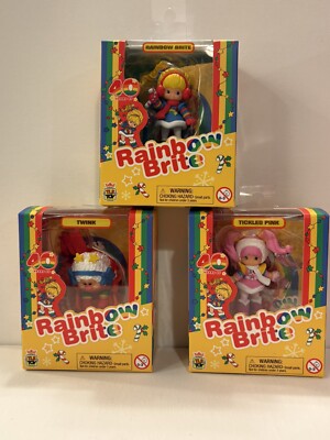 Rainbow Brite Christmas 40th Anniversary Set Of 3 Figures CheeBee TLS Toys NRFB