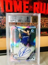 🔥2019 Bowman Chrome Roberto Ramos Ref/499 Auto BGS 9/10 *Crack on Slab*⚾️ OBO