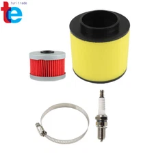 For Honda Foreman 450 4x4 TRX450FE/FM Air Oil Filter & Spark Plug Kit 2002-2004