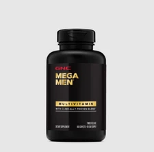 GNC Mega Men Multivitamin 180 Tablets Powerful Daily Support Free Shipping 🚚💊