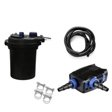 Pondlife Teich Filteranlage Set 12 CPF 10000 Druckfilter 50W Eco Pumpe 10m Schla