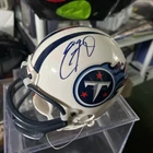 Tennessee Titans EDDIE GEORGE Signed Autographed NFL Mini Helmet W/ Hologram