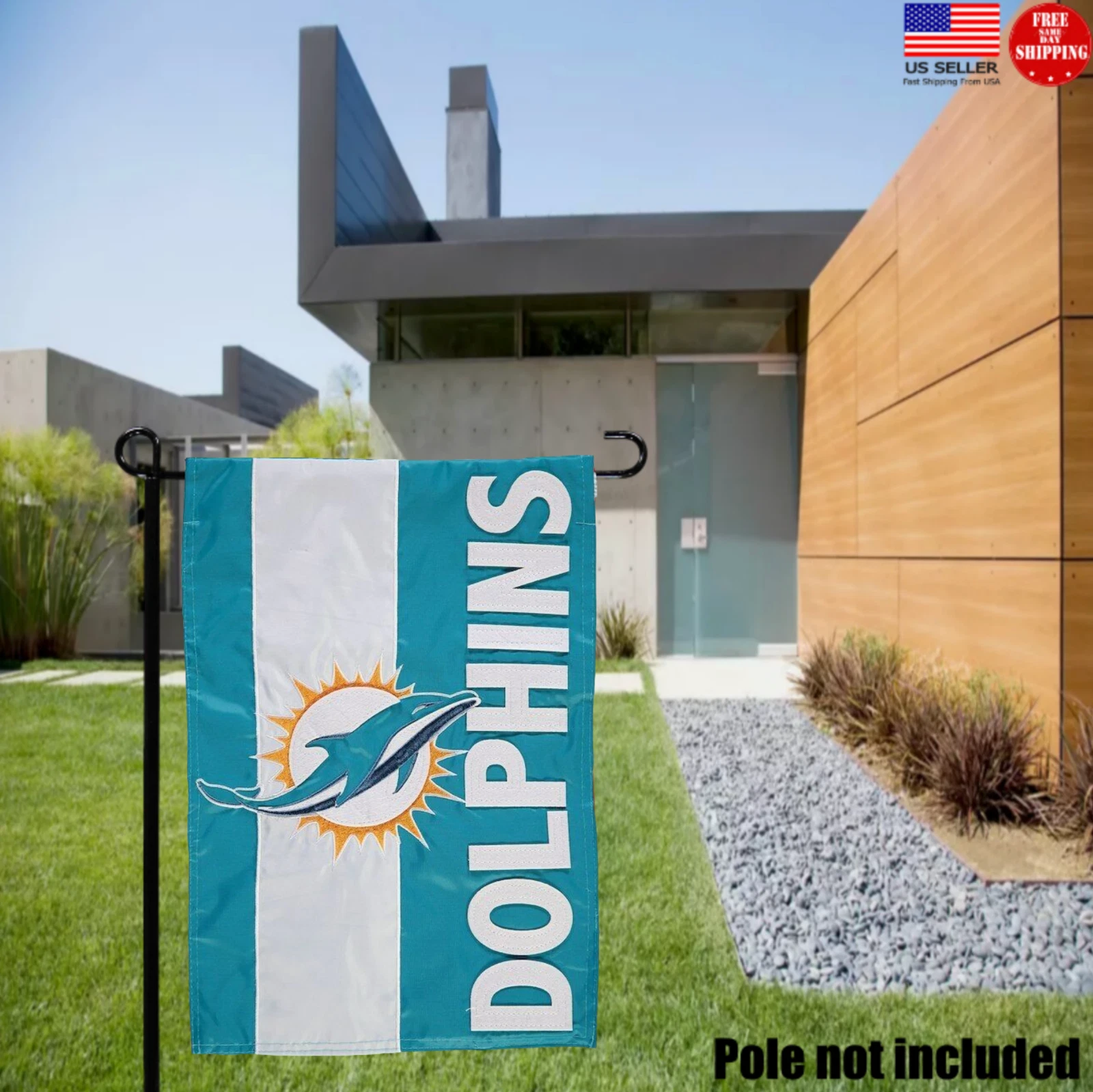 MIAMI DOLPHINS GARDEN FLAG WALL FLAGS BANNERS