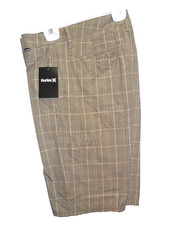 HURLEY Men's Walk Shorts BARCELONA - Brown - Size 31 - NWT - LAST ONE LEFT