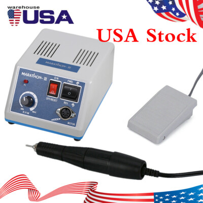 Dental Lab Electric Micromotor Polishing Unit / 35K rpm Motor Handpiece