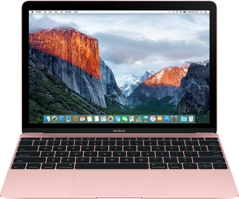 MacBook 12 Rose Gold Early 2016 1.1 GHz m3 8GB 256GB SSD Very Good 