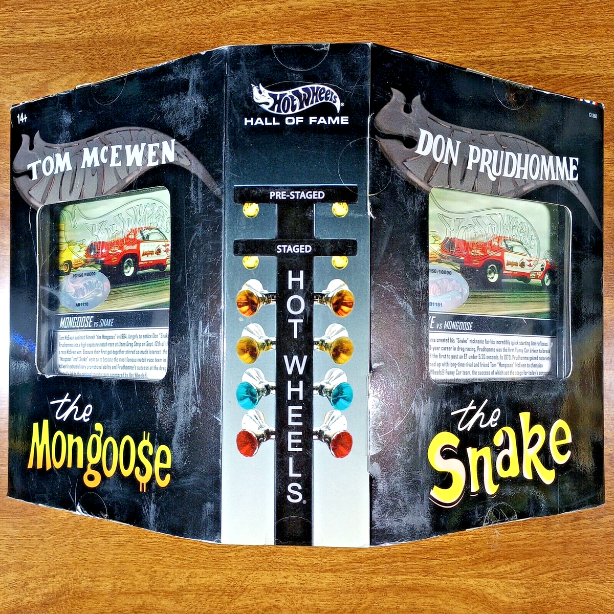Hot Wheels RLC Hall Of Fame Series The Snake Vs. Mongoose 8150