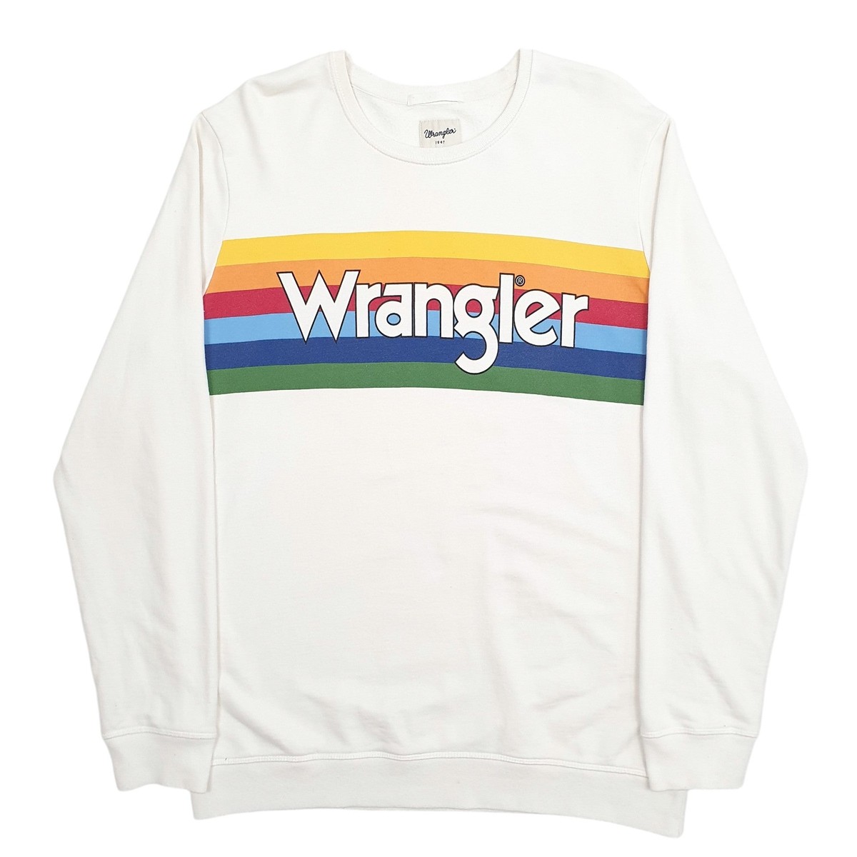 Printed Sweatshirt Wrangler Yellow Sweatshirt Peter England John