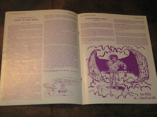 The Strategic Review #6 magazine NICE TSR 1976 military miniatures D&D rpg - Picture 3 of 3