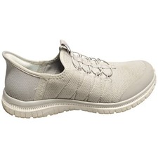 Skechers Slip Ins Virtue Divinity Sneakers Womens Size 6.5 Gray Mesh 104426